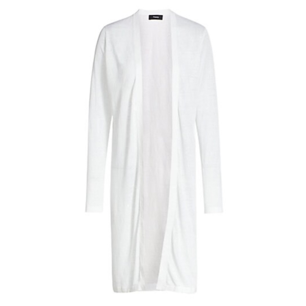 Theory Linen Cardigan, Size M
